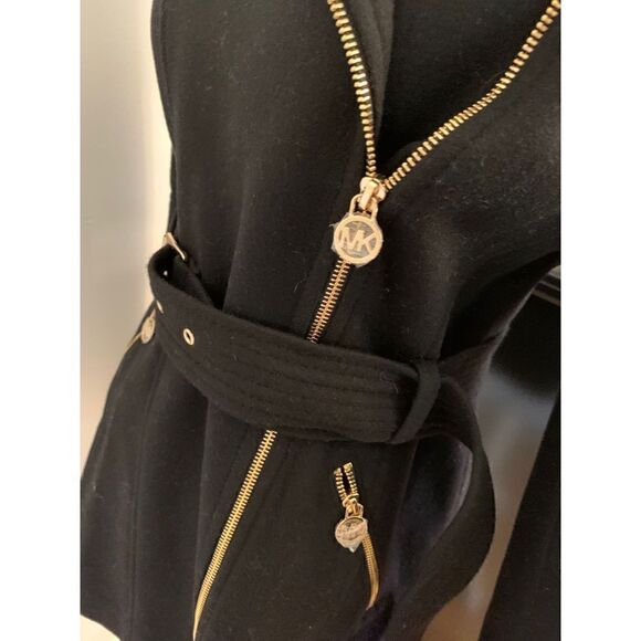 Coat michael kors peacoat black size small p - Picture 4 of 4